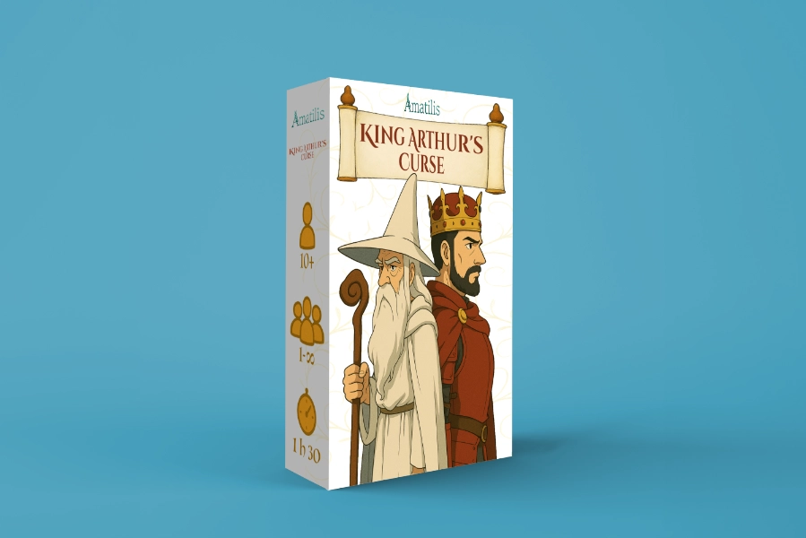 Box of the game King Arthus's Curse, by Amatilis